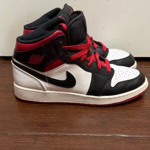 Jordan Kids Sneakers Black Red White